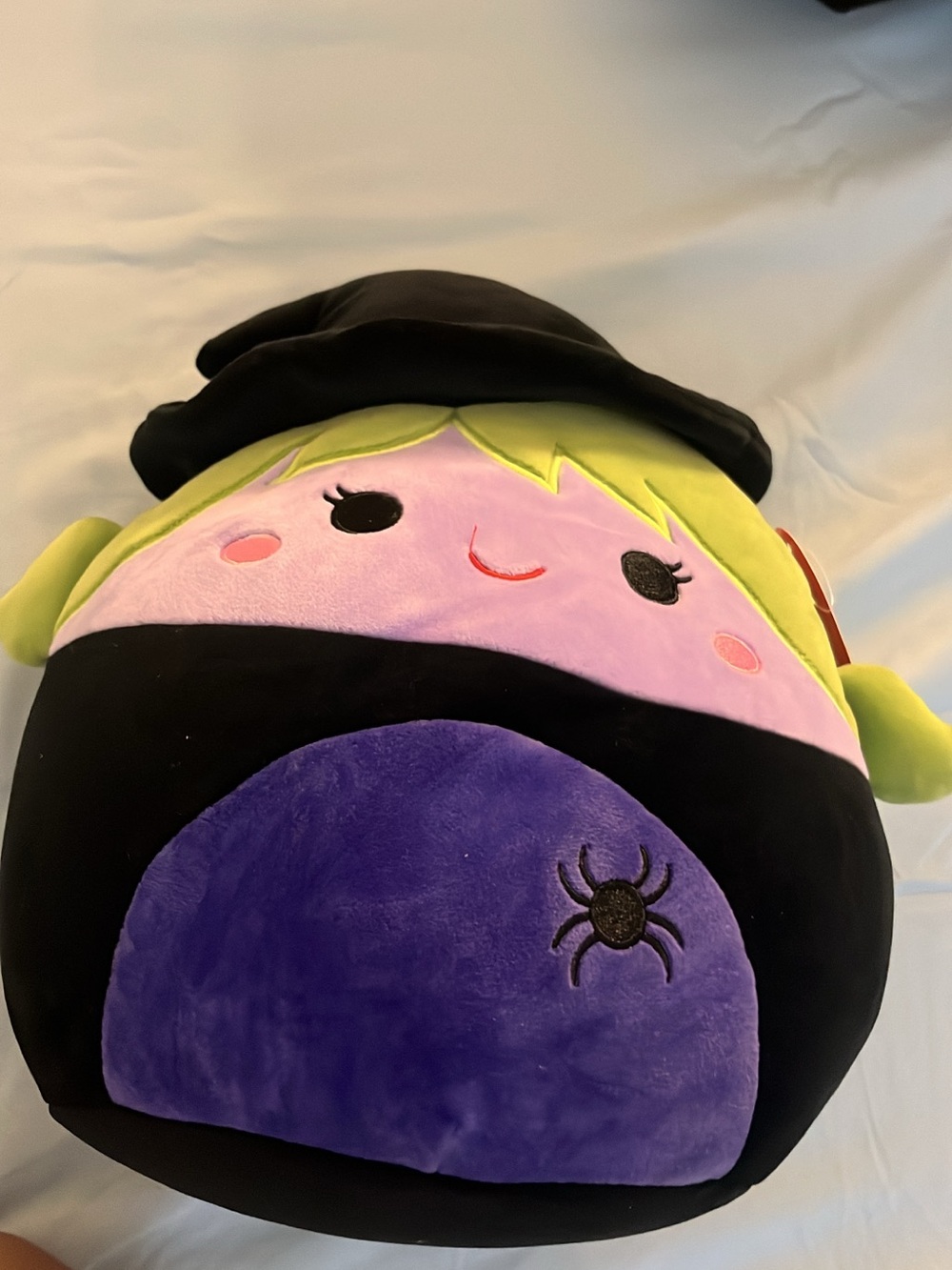 Squishmallows Witch Plush - Purple, Black & Lime Green
